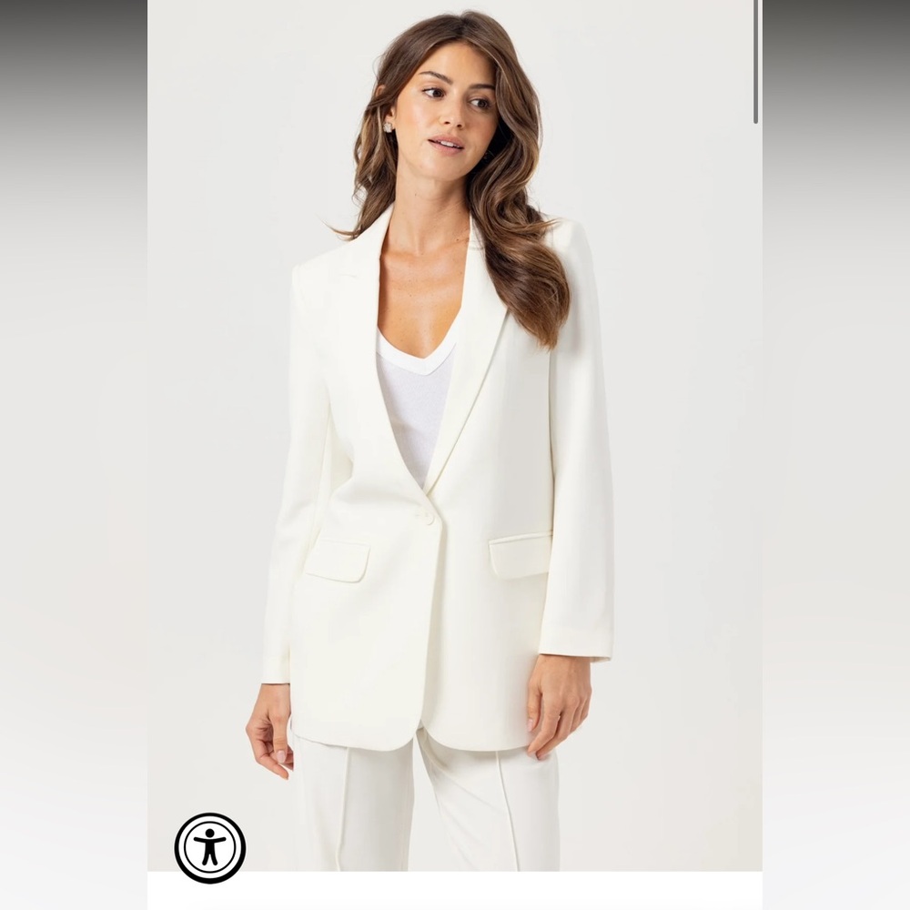 Sundays By We Are Sundays Gibson Blazer Cream Size 4 Small